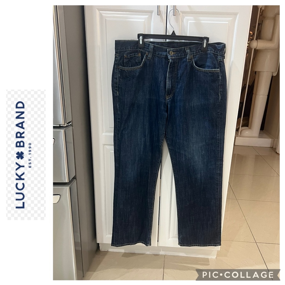 Lucky Brand men’s vintage straight short inseam jeans size 36